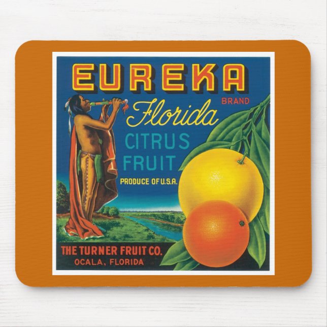 Eureka Florida Citrus Fruit Mouse Mat (Front)