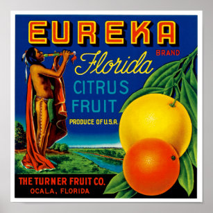 Eureka Florida Citrus Poster