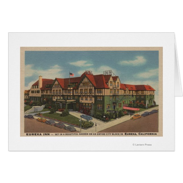 Eureka Inn Hotel View in Eureka, California (Front Horizontal)