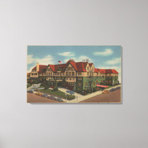 Eureka Inn Hotel View in Eureka, California Canvas Print