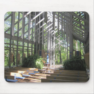 Eureka Springs, AR Glass Church Mouse Mat