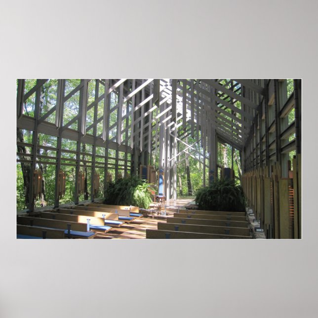 Eureka Springs, AR Glass Church Poster (Front)