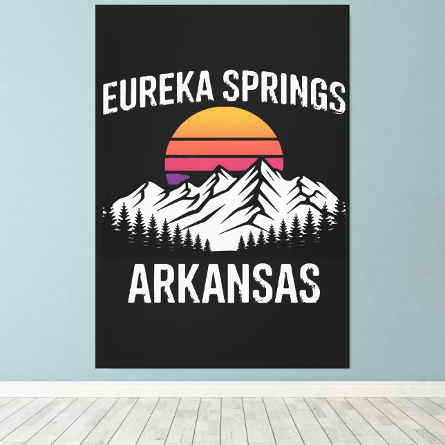 Eureka Springs Canvas Print (Insitu(Wood Floor))
