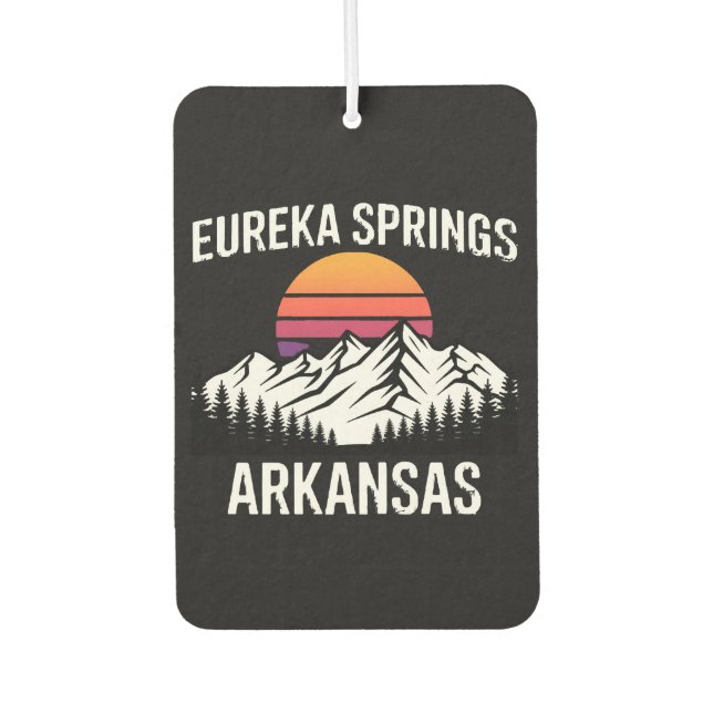 Eureka Springs Car Air Freshener (Front)