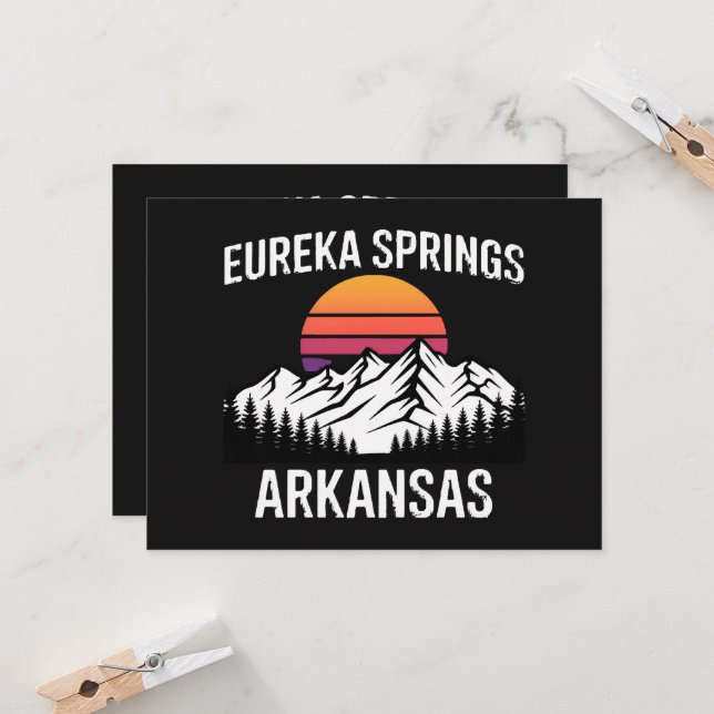 Eureka Springs Invitation (Front/Back In Situ)