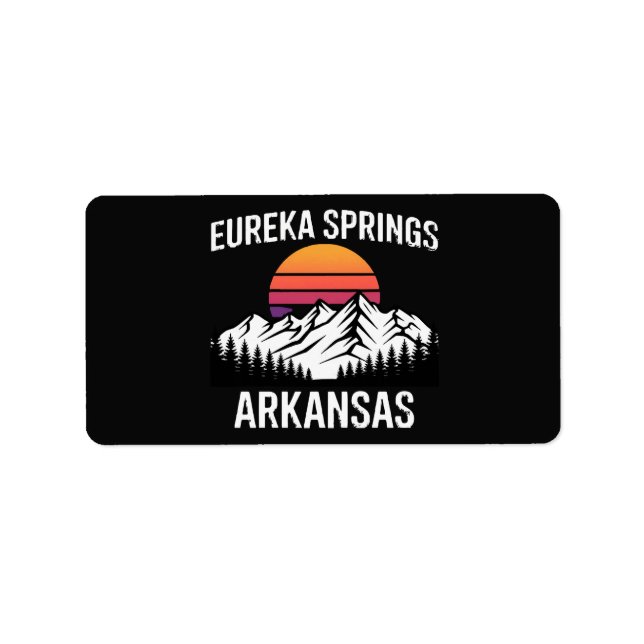 Eureka Springs Label (Front)