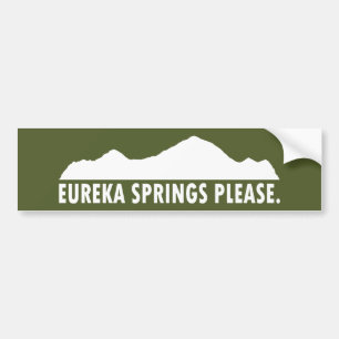Eureka Springs Please Bumper Sticker