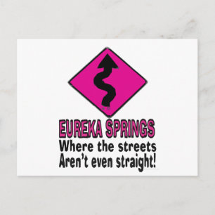 Eureka Springs streets Postcard