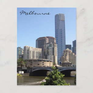 eureka tower melbourne postcard
