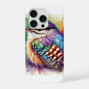 Eurilaimo Bird 200824AREF103 - Watercolor iPhone 15 Pro Case