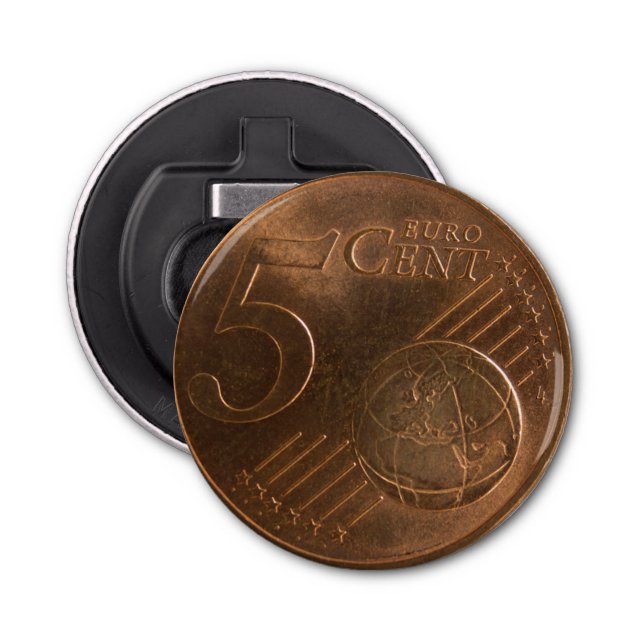 Euro 5 Cent Money Coin Bottle Opener (Front)