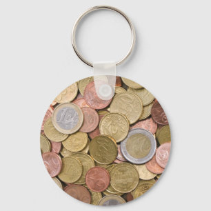 Euro Cents Key Ring