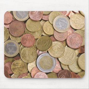 Euro Cents Money Mouse Mat
