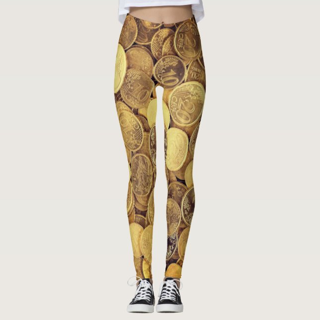 Euro Coins Leggings (Front)