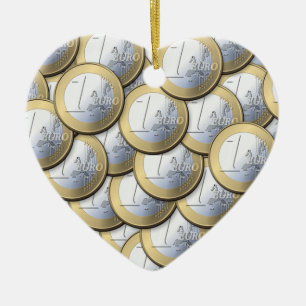 Euro Coins ornament - customise