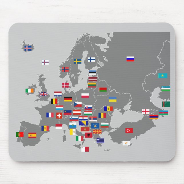 euro flags mousepad (Front)