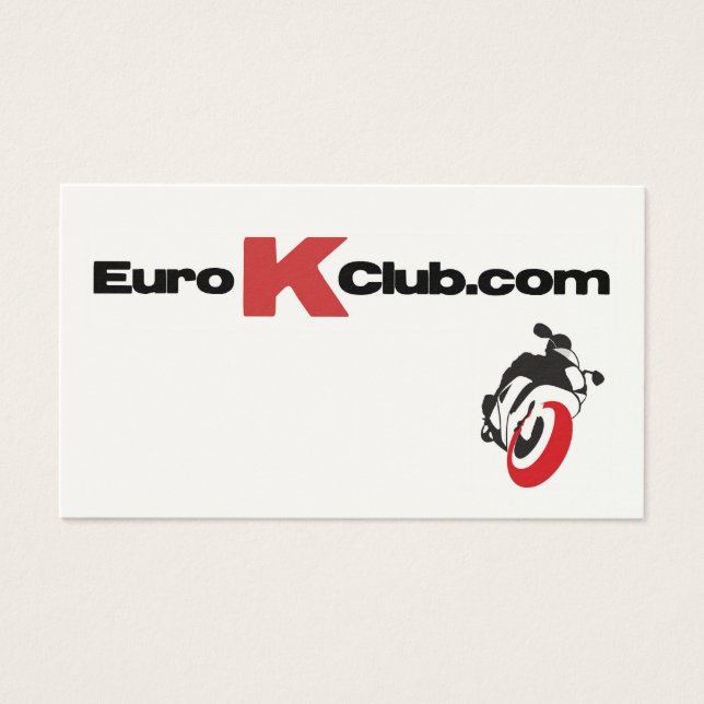 Euro K Club Cards General - Custom... - Customised (Front)