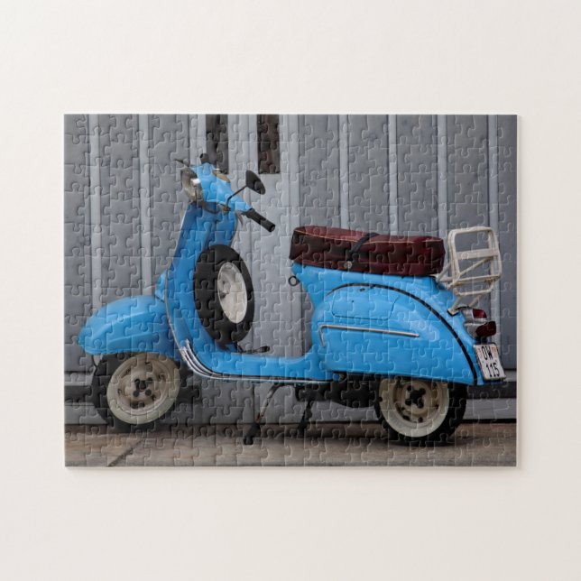 Euro Motor Scooter - 11x14 - 252 pcs. Jigsaw Puzzle (Horizontal)