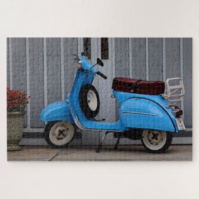 Euro Motor Scooter - 20x30 -1014 pcs Jigsaw Puzzle (Horizontal)