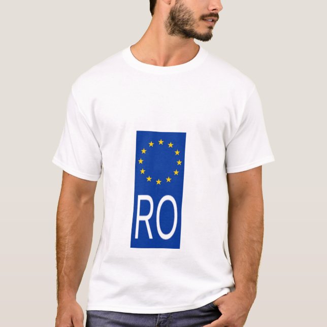 Euro Romania T-Shirt (Front)