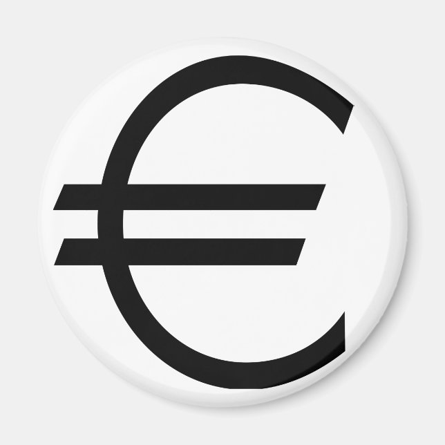 Euro Sign Magnet (Front)