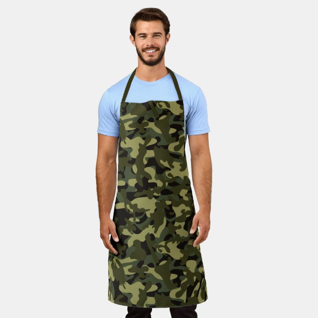 Euro Spring Camouflage Apron (Worn)