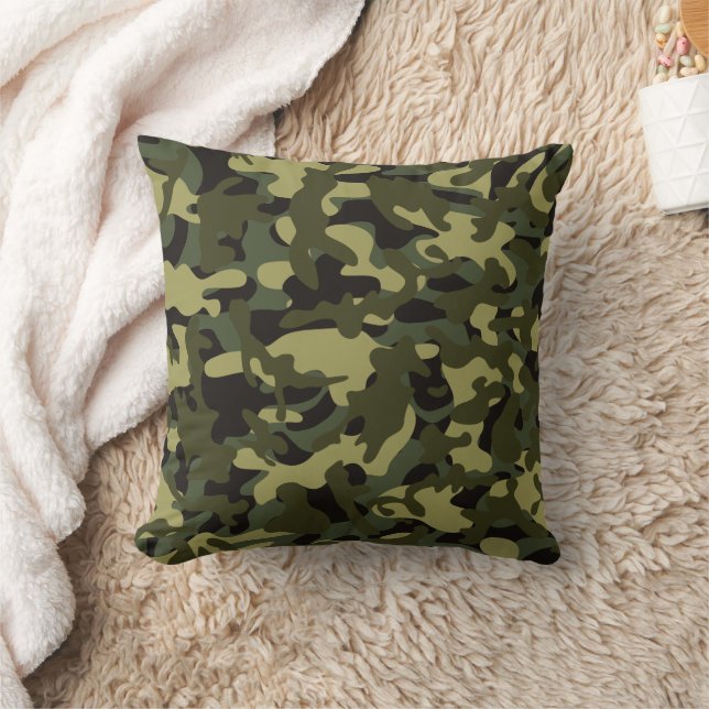 Euro Spring Camouflage  Cushion (Blanket)