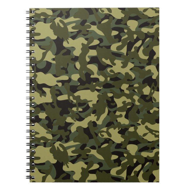 Euro Spring Camouflage  Notebook (Front)