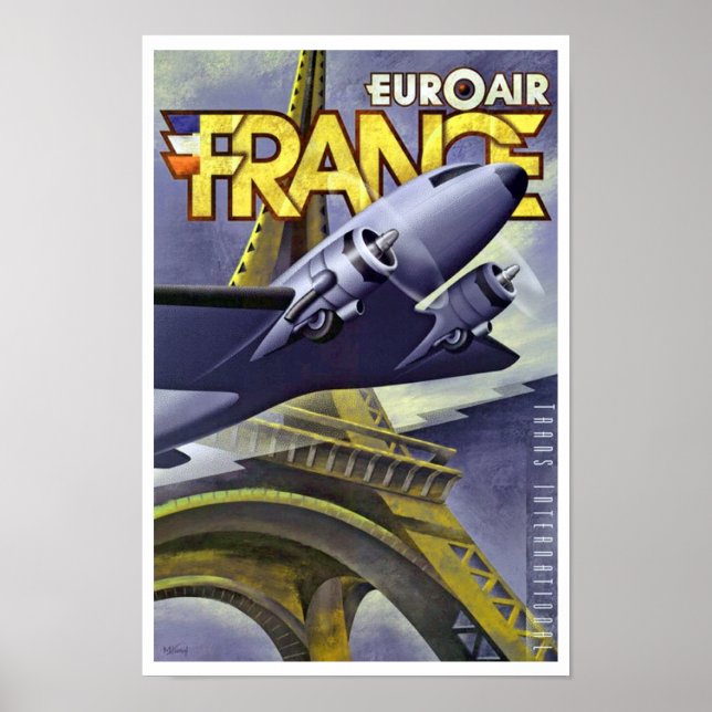 Euroair ~ France Poster (Front)