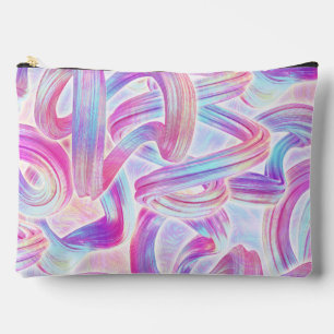 eurobeat holorave - pink and blue : accessory pouch