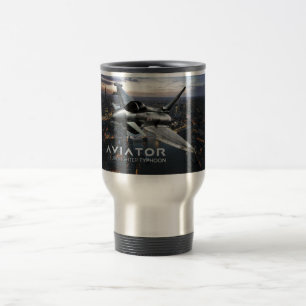 Eurofighter Typhoon Fighter Jet Travel Mug