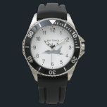 Eurofighter Typhoon Jet Fighter Watch<br><div class="desc">A vector drawing featuring a legendary European jet fighter,  the Eurofighter Typhoon,  one of the most recognised aircraft,  for military and aviation enthusiasts.</div>