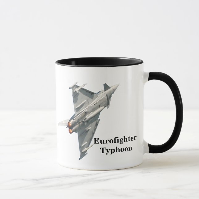 Eurofighter Typhoon with monogram Mug (Right)