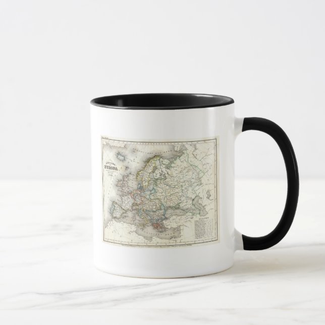 Europ Map Mug (Right)
