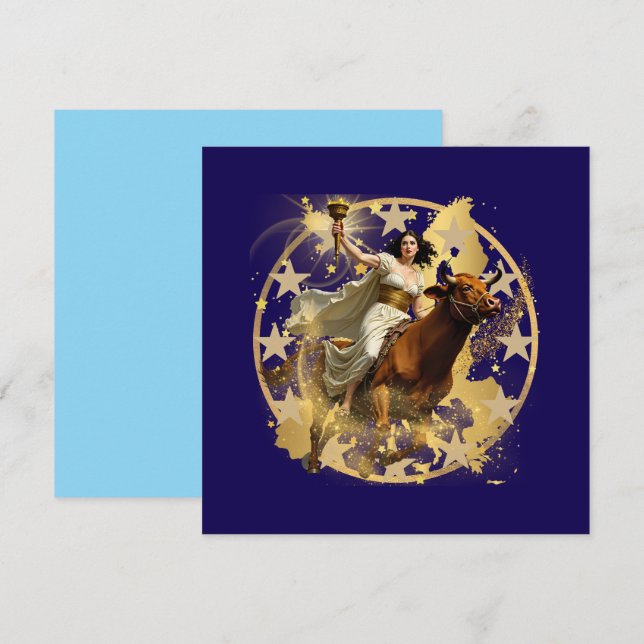 Europa Aurora Invitation (Front/Back)