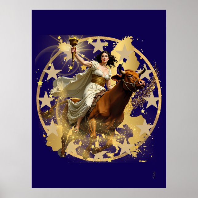 Europa Aurora Poster (Front)