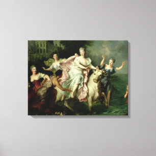 Europa Being Carried off by Jupiter Canvas Print