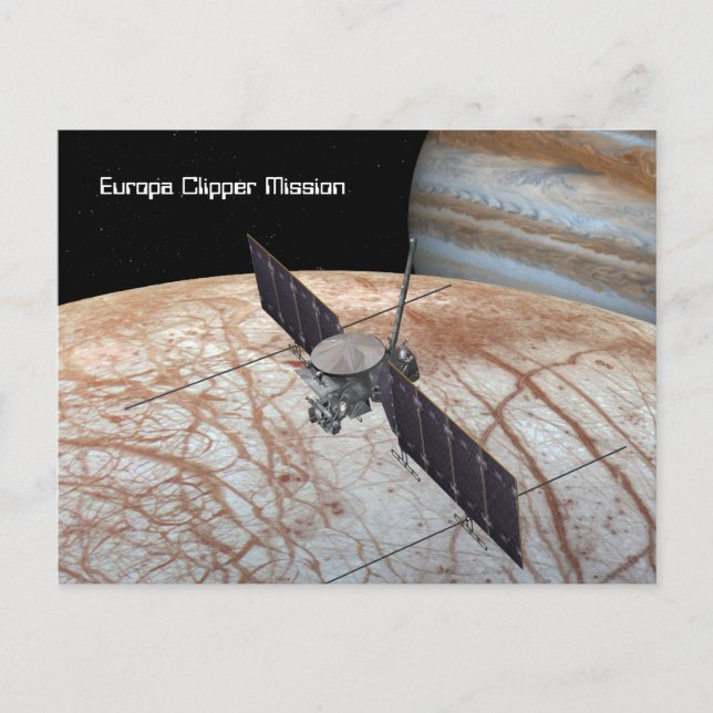 Europa Clipper Mission Spacecraft Postcard (Front)