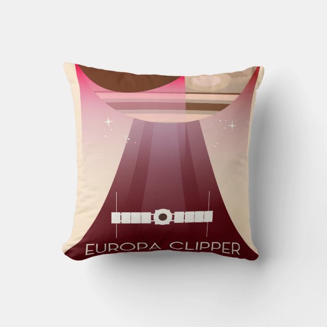 Europa Clipper Space Art Cushion (Front)