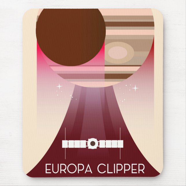 Europa Clipper Space Art Mouse Mat (Front)