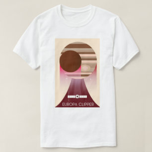 Europa Clipper Space Art T-Shirt