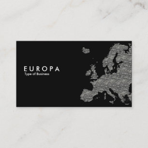 EUROPA Concrete - Black Business Card