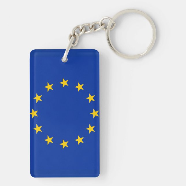 Europa Fahne Key Ring (Back)