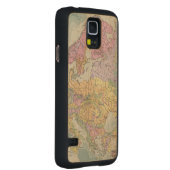 Europa - Geologic Map of Europe Carved Maple Galaxy S5 Case (Right)