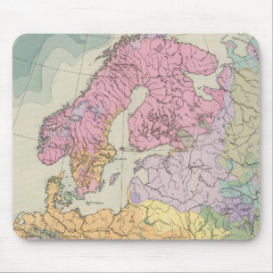 Europa - Geologic Map of Europe Mouse Mat