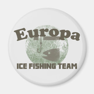 Europa Ice Fishing Team Magnet