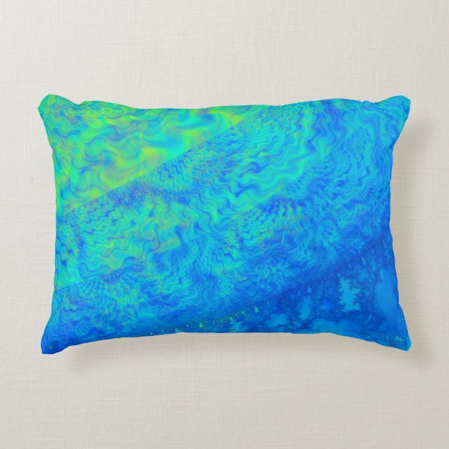 Europa JellyFish 3D Fractal DECOR Decorative Cushion (Front)