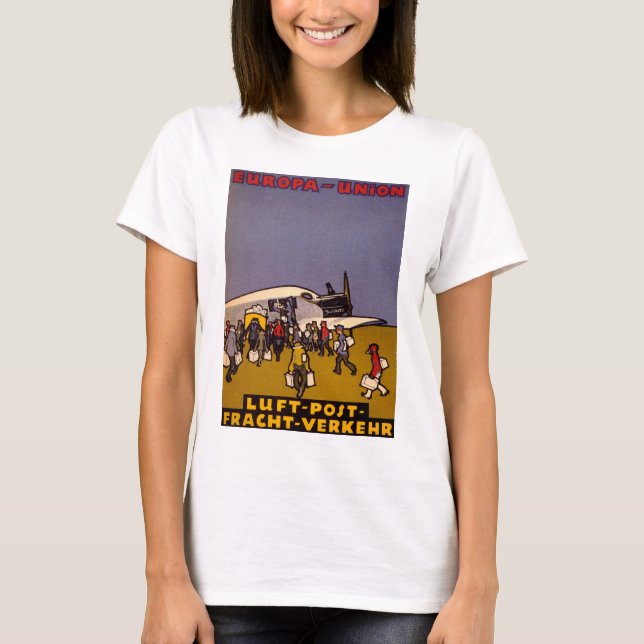 Europa-Union Luft Post T-Shirt (Front)