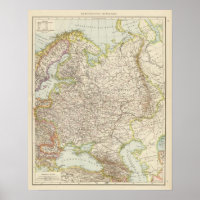 Europaisches Russland - Map of Europe and Russia