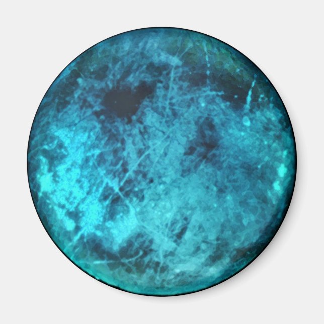 Europa's Salty Radioactive Surface Illustration Magnet (Front)